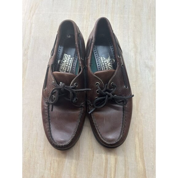 Sebago Other - Sebago Docksides Shoes Mens Size 8.5 Brown Leather Boat Deck Nautical Classic